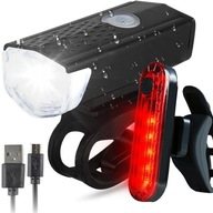 LED SVETLO NA BICYKEL PREDNÉ + ZADNÉ OSVETLENIE BICYKLA LED SVETLO NA BICYKEL PREDNÉ + ZADNÉ OSVETLENIE BICYKLA