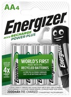 4x ENERGIZER Power Plus AA R6 2000mAh BATÉRIE 4x ENERGIZER Power Plus AA R6 2000mAh BATÉRIE
