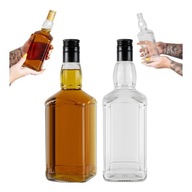 10x DANIELS sklenené fľaše 700 ml na likéry Whisky Brandy 0,7L 700ml 10x DANIELS sklenené fľaše 700 ml na likéry Whisky Brandy 0,7L 700ml