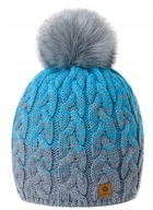TEPLÁ zimná ČIAPKA Woolk Pola brmbolce a fleece TEPLÁ zimná ČIAPKA Woolk Pola brmbolce a fleece