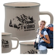 SMALTOVANÝ hrnček KOVOVÝ HRNEC INDUKČNÝ PLYN 550ML vrchný hrniec na brucho SMALTOVANÝ hrnček KOVOVÝ HRNEC INDUKČNÝ PLYN 550ML vrchný hrniec na brucho
