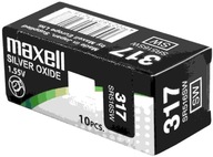 10x MAXELL STRIEBORNÁ BATÉRIA SR 516 SW 317 SR62 566 10x MAXELL STRIEBORNÁ BATÉRIA SR 516 SW 317 SR62 566