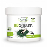 Bio mletá spirulina 100g NatVita