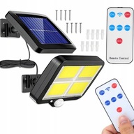 LED SOLÁRNE LAMPY DIAĽKOVÉ OVLÁDANIE SENZOR SÚMRAKU A POHYBU