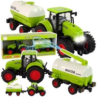 Traktor Poľnohospodársky traktor s prívesom POĽNOHOSPODÁRSKY STROJ Pohon cisterny LED Traktor Poľnohospodársky traktor s prívesom POĽNOHOSPODÁRSKY STROJ Pohon cisterny LED
