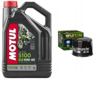 Olej Motul 5100 4L 10W40 + olejový filter HIFLOFILTRO HF303 Olej Motul 5100 4L 10W40 + olejový filter HIFLOFILTRO HF303