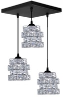 Závesná lampa Plafon Stropný luster Kryštály Závesná lampa Plafon Stropný luster Kryštály