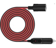 Zásuvka do zapaľovača predlžovací kábel 12V/24V LED 15A 5m Zásuvka do zapaľovača predlžovací kábel 12V/24V LED 15A 5m