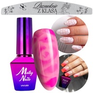 Aqua Gel kvitnúci nail art gél Molly Nails HEMA free 10g + PILNÍK Aqua Gel kvitnúci nail art gél Molly Nails HEMA free 10g + PILNÍK