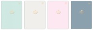 4x zošit A5 so 60 štvorcovými listami CARDBOARD HS Dream Book (94357SET4CZ)