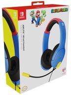 Drôtové OLED slúchadlá PDP Airlite Mario SWITCH Drôtové OLED slúchadlá PDP Airlite Mario SWITCH