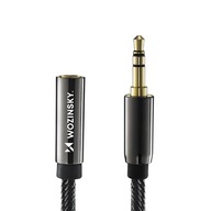 WOZINSKY MINI JACK PREDLŽOVACÍ KÁBEL DÁMSKY-PÁNSKÝ AUX PREdlžovací KÁBEL 3M ČIERNA WOZINSKY MINI JACK PREDLŽOVACÍ KÁBEL DÁMSKY-PÁNSKÝ AUX PREdlžovací KÁBEL 3M ČIERNA