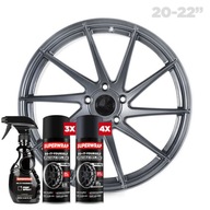 Sada pre 20-22" ráfiky Gun Metal SUPERWRAP Sada pre 20-22" ráfiky Gun Metal SUPERWRAP