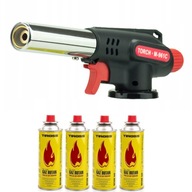 plynový horák na kartuše m-961c + 4 kartuše plynový horák na kartuše m-961c + 4 kartuše