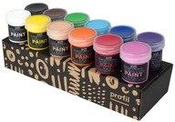 Veľká sada 12 farieb na maľovanie tmavých bavlnených tkanín 12 farieb 12x25 ml Veľká sada 12 farieb na maľovanie tmavých bavlnených tkanín 12 farieb 12x25 ml