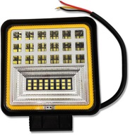 REFLEKTOROVÁ Štvorcová LED PRACOVNÁ LAMPA 12-30V 126W