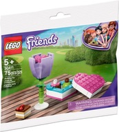 LEGO 30411 FRIENDS Krabička na čokoládu a kvety - výška 24H