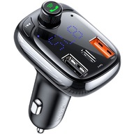 BASEUS FM TRANSMITER BLUETOOTH RÝCHLA NABÍJAČKA 3x USB USB-C 36W PD QC 3.0 BASEUS FM TRANSMITER BLUETOOTH RÝCHLA NABÍJAČKA 3x USB USB-C 36W PD QC 3.0