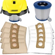 10x FILTRAČNÉ VRECKÁ PRE VYSÁVAČ KARCHER WD3 200 MV3