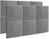 AKUSTICKÉ PANELY ŠEDÉ 30,5x30,5x1 Štvorc AKUSTICKÉ PANELY ŠEDÉ 30,5x30,5x1 Štvorc