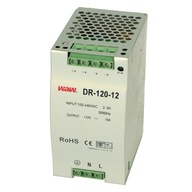 Spínaný zdroj DR-120-12 12V 10A WAW Spínaný zdroj DR-120-12 12V 10A WAW