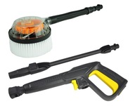 Pištoľ, tyč, tryska, podložka Karcher K, kefa Pištoľ, tyč, tryska, podložka Karcher K, kefa