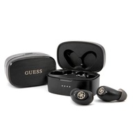 Bluetooth slúchadlá Guess 4G TWS + dokovacia stanica - čierna