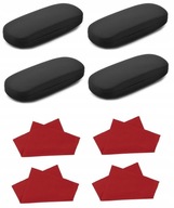 4x puzdro na okuliare Tvrdé ochranné puzdro + 4x červené Premium CLOTHS 4x puzdro na okuliare Tvrdé ochranné puzdro + 4x červené Premium CLOTHS