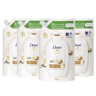 Dove Bambucké maslo s vanilkovým tekutým mydlom 4 x 500 ml Dove Bambucké maslo s vanilkovým tekutým mydlom 4 x 500 ml