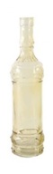 Sklenená fľaša, dekoratívna váza, 22 cm, med