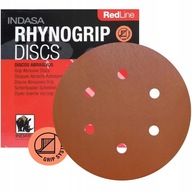 INDASA RED brúsne kotúče na suchý zips 150mm 6H P180 50x INDASA RED brúsne kotúče na suchý zips 150mm 6H P180 50x