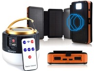 SOLÁRNA INDUKČNÁ POWERBANK LED LAMPA S DIAĽKOVÝM OVLÁDANÍM