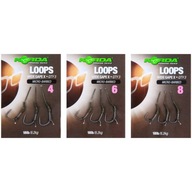 Korda Loop Rigs 6 Wide Gape X Micro Barbed 3 ks Korda Loop Rigs 6 Wide Gape X Micro Barbed 3 ks