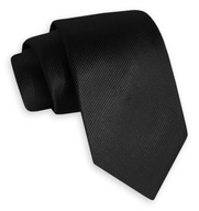 Čierna klasická široká kravata od Angelo di Monti