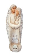 Sadrová dekorácia Svadobný anjel Na svadbu 41cm XL