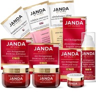Janda darčeková súprava kolagénových vlákien 70+ denná+noc+oko+sérum+3 masky Janda darčeková súprava kolagénových vlákien 70+ denná+noc+oko+sérum+3 masky