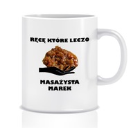 Darčekový hrnček pre ruky fyzioterapeuta, ktoré liečia Darčekový hrnček pre ruky fyzioterapeuta, ktoré liečia