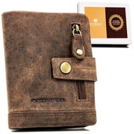 Pánska peňaženka PETERSON z nubukovej kože s RFID patentkou