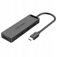 VENTION Type-C HUB 4xUSB3.0 + MicroUSB Power 0,15m VENTION Type-C HUB 4xUSB3.0 + MicroUSB Power 0,15m