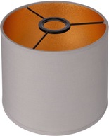 Oro Deluxe cylindrické tienidlo v strede šedozlaté