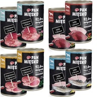 Panvica Meat Mokré krmivo pre psov Mix príchutí 8x 400g Panvica Meat Mokré krmivo pre psov Mix príchutí 8x 400g
