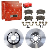 DISK TRW + DESTIČKY ZADNÉ VW PASSAT B6 B7 CC B6