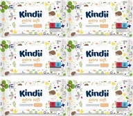 KINDII VLHČENÉ Utierky EXTRA MÄKKÉ 6x60ks 6BAL KINDII VLHČENÉ Utierky EXTRA MÄKKÉ 6x60ks 6BAL