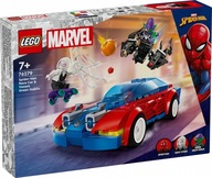 Super Heroes Bricks 76279 Spider-Man's Race Car and the Green Goblin