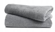 Hrubý bavlnený uterák 50x100 sivý