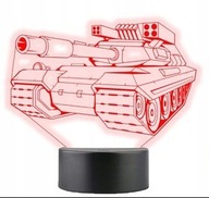 3D LED NÁDRŽKA M1 ABRAMS NÁDRŽKA 16 FARIEB + DIAĽK