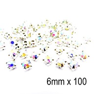 Kamienky kamienky na šitie opaleca 6 mm x 100 Kamienky kamienky na šitie opaleca 6 mm x 100