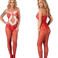 Vianočný kostým Santa Claus, body, pančuchy, S/L Vianočný kostým Santa Claus, body, pančuchy, S/L