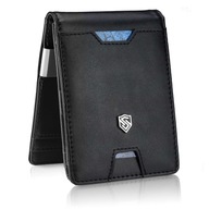 Pánska tenká kožená peňaženka STEVENS 1,5 cm RFID darček pre malé karty Q1 Pánska tenká kožená peňaženka STEVENS 1,5 cm RFID darček pre malé karty Q1