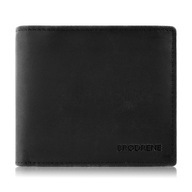 Pánska kožená peňaženka Black Brodrene pánske peňaženky Horizontal Classic